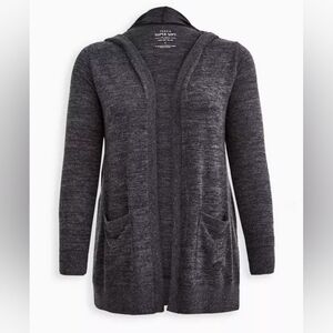 Torrid Super Soft Plush Cardigan Open Front